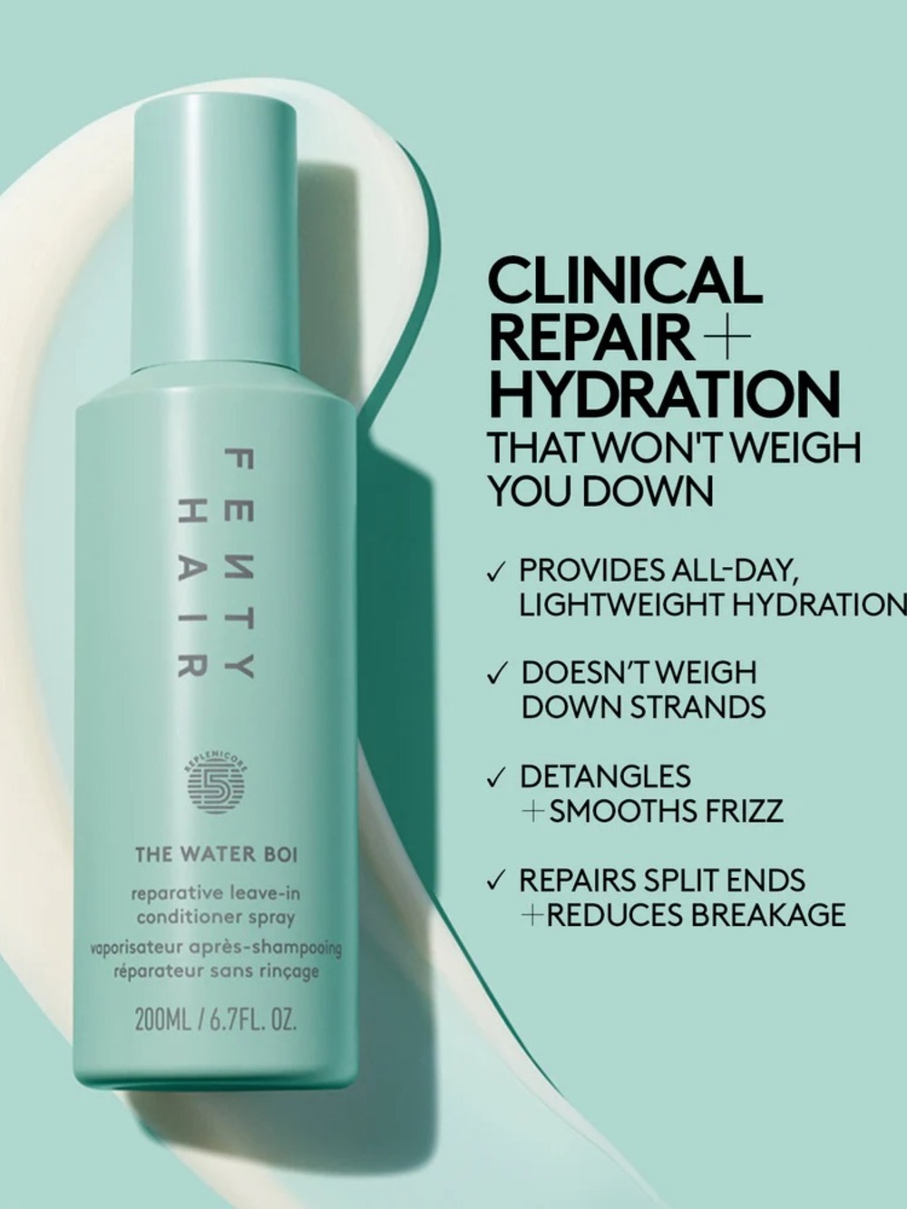 The Water Boi Reparative Leave-In Conditioner Spray